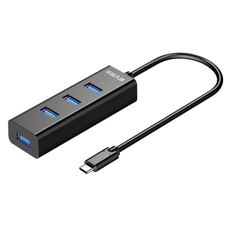 深蓝大道 Type-C转4口 USB3.0 集线器 Z325